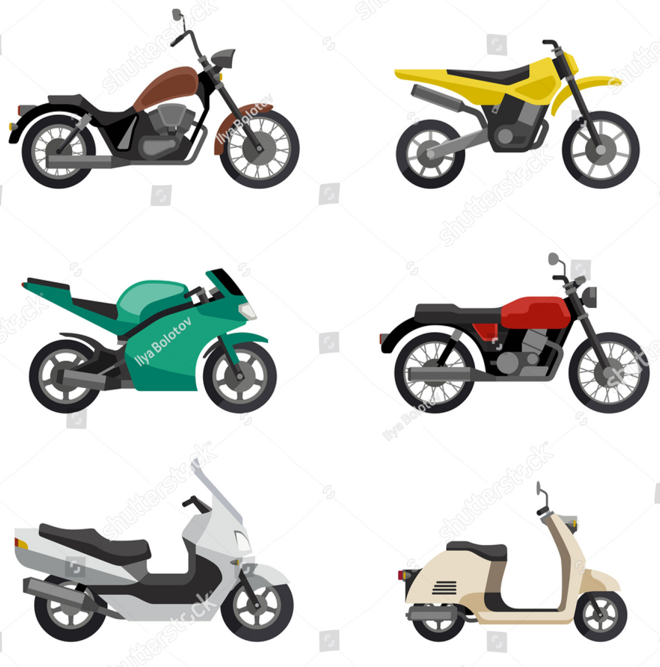 دراجات نارية و سكوترات